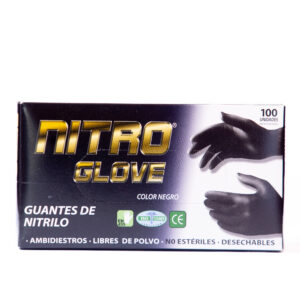 Guantes de Nitrilo Negro Nitro Glove